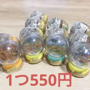 모여봐요 동물의 숲 캡슐 워터 돔 가챠가챠