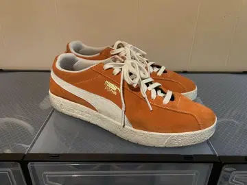 Puma Delphin 오렌지 스웨이드 스니커즈