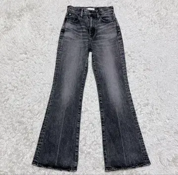 MOUSSY MVS BLACK FLARE 플레어 블랙 데님