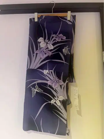유카타 꽃무늬 보라색 여성용