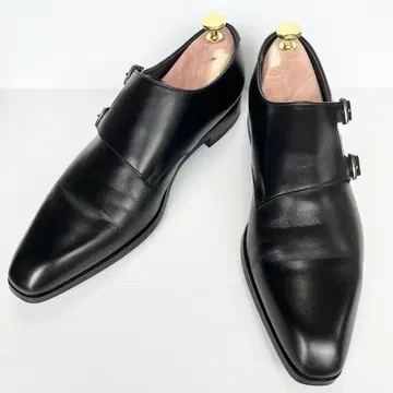 새상품급 리갈 더블 몽크 17RR 가죽 블랙 26cm 가죽 신발 비즈니스