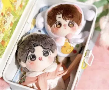 즉시 구매 10cm 왕이보 샤오잔 봉제 인형 페어 bjyx 0812