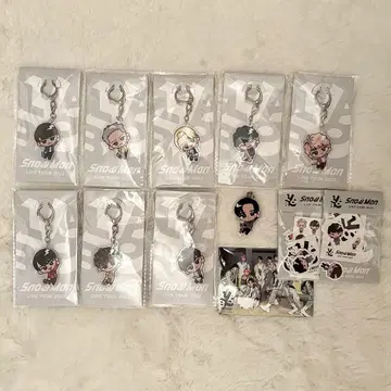 [ 9종 세트 ] SnowMan 스노치루 아크릴 키링 [ 덤 포함 ]