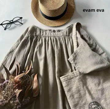 a986* evam eva 코튼 보일 풀오버 개더 블라우스