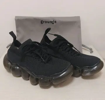 grounds 블랙 스니커즈 상자, 수납 봉투 포함