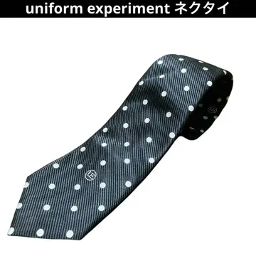 [새상품급] uniform experiment 넥타이 도트 블랙 soph
