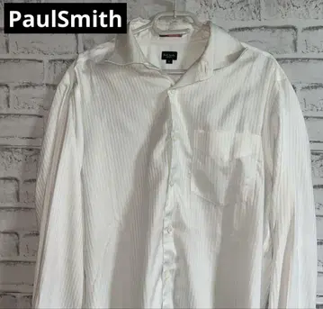 Paul Smith 런던 화이트 스트라이프 와이셔츠 L