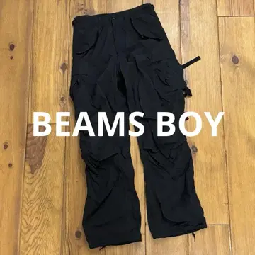 블랙 카고 팬츠 나일론 포플린 M-65 팬츠