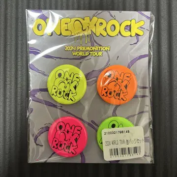 ONE OK ROCK premonition world tour 캔뱃지