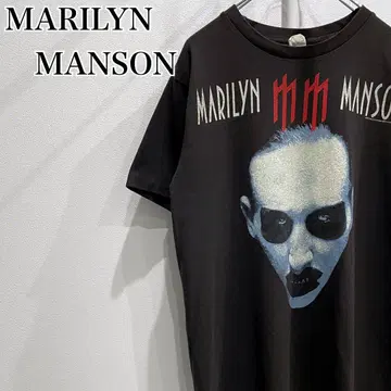 레어 MARILYN MANSON 00년대 티셔츠 M 사이즈 빈티지
