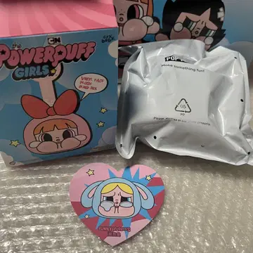 POPMART CRYBABY 파워퍼프걸 BUBBLES 파워퍼프