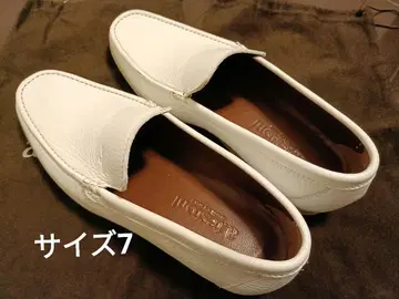 a.testoni 화이트 가죽 로퍼