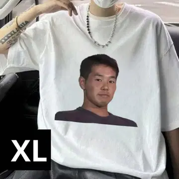 [ XL/새상품 ] 야수 선배 T셔츠 빅 프린트 멋쟁이 타도코로 코지