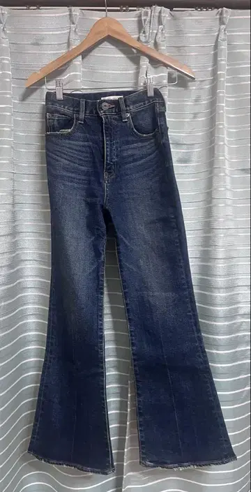 moussy 데님 플레어 팬츠