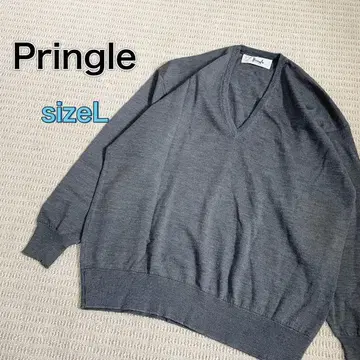 [ 컨디션 최상 ] Pringle 램스울 V넥 니트 L 사이즈