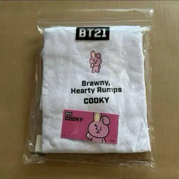 [미사용] BT21 COOKY 티셔츠 M 사이즈 LINE FRIENDS