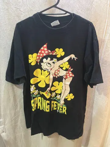 1995년 양면 Betty Boop 베티 붑 티셔츠 usa제 L