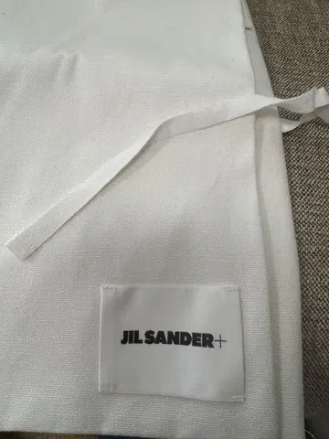 JIL SANDER 화이트 샵 봉투/패브릭 소재