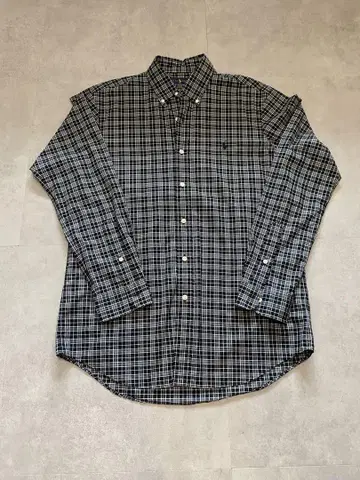 [ Ralph Lauren ] 버튼 다운 셔츠 블랙 체크