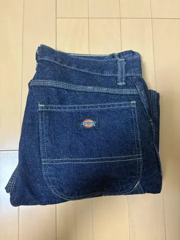 Dickies 다크 블루 스트레이트 데님 팬츠