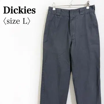 Dickies 워크 팬츠 스트레이트 블랙 L사이즈 TC 소재 이지 사양