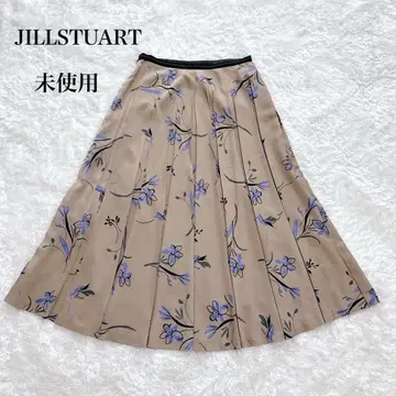 질스튜어트 Endy ROBE 레나 플라워 스커트 플리츠 꽃무늬 플레어