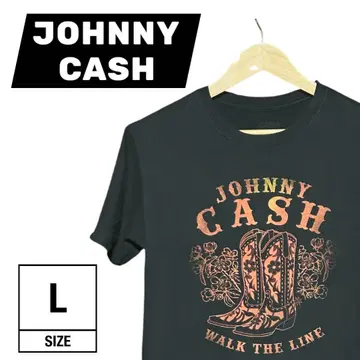 JOHNNY CASH 티셔츠 L 사이즈 밴드 티셔츠 미국 빈티지 의류