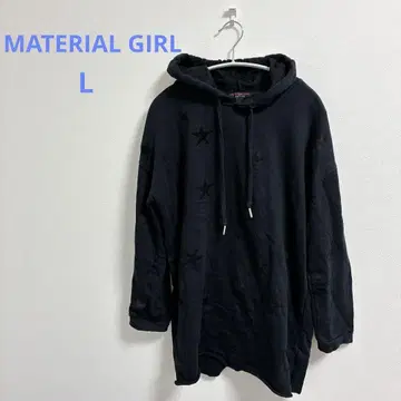 MATERIAL GIRL ACTIVE 블랙 후드티 L 사이즈