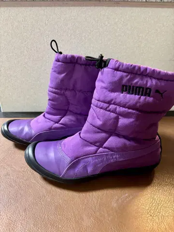 PUMA 밑창 방수 경량 방한 나일론 숏부츠 24 퍼플