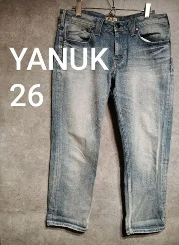 YANUK 야누크 데님 팬츠 청바지 26 M 라이트 블루