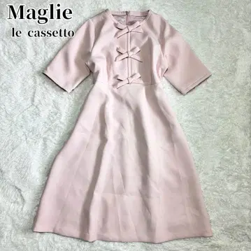 Maglie le cassetto 쿠튀르 리본 클래식 원피스
