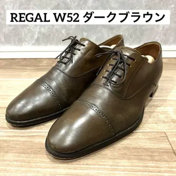 REGAL 남성용 비즈니스 슈즈 내 다크 브라운 W52 27cm