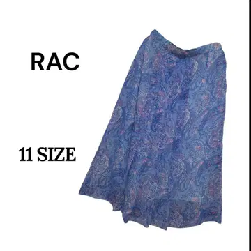 새상품급 RAC 페이즐리 패턴 플레어 스커트 11 사이즈