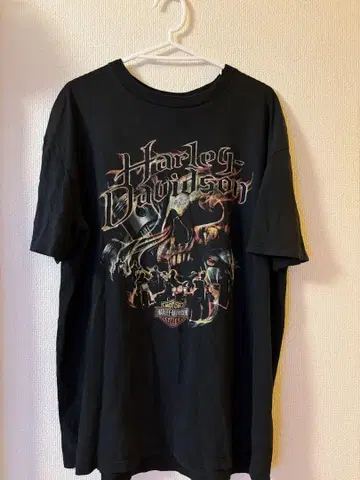 Harley-Davidson 그래픽 T셔츠 블랙
