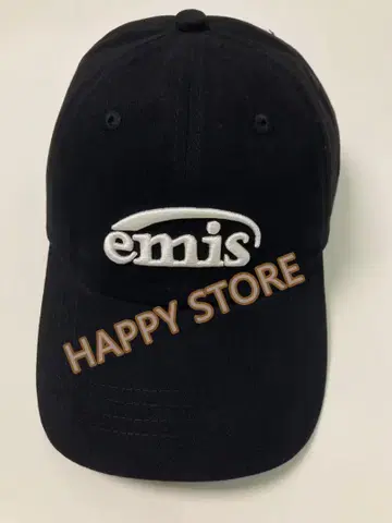 미사용 emis 블랙 야구 모자