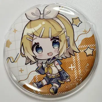 카가미네 린 캔뱃지 75mm