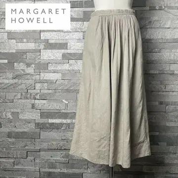 MARGARET HOWELL 마가렛호웰 린넨 플레어 스커트