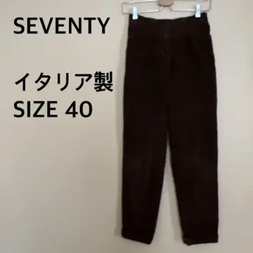 [ SEVENTY ] 이탈리아제/코듀로이 팬츠/롱팬츠/브라운/갈색