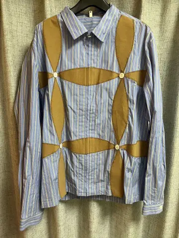 [ khoki ] button flower shirts