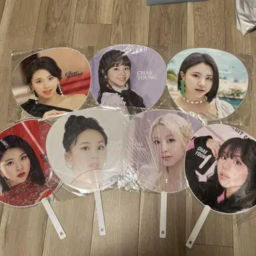 TWICE 채영 부채 7개 세트