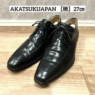 AKATSUKI JAPAN 남성용 비즈니스 슈즈 블랙 27cm