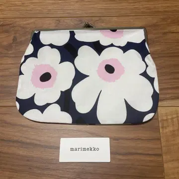 미사용 marimekko 핀에어 한정 우니코 가마구치 파우치