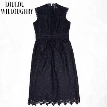 LOULOU WILLOUGHBY 클로버 케미컬 레이스 원피스