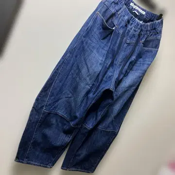 컨디션 최상 니코앤드 여성용 와이드 벌룬 팬츠 데님