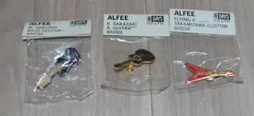 THE ALFEE 1985년 핀 배지 3세트