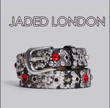 JADED LONDON 스네이크 패턴 만바 벨트