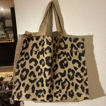 MAISON BENGAL 레오파드 무늬 토트백