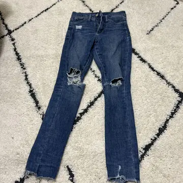 GAP 스키니 데님 데미지 가공