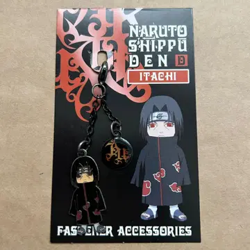 NARUTO 질풍전 지퍼 액세서리 우치하 이타치 키링