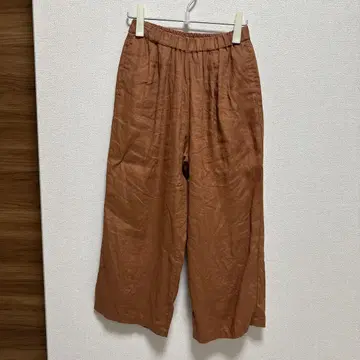 무인양품 린넨 이지 와이드 팬츠 M 사이즈